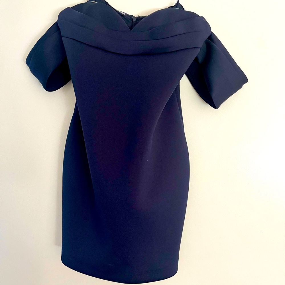 Badgley Mishka Navy Blue size 6 short dress